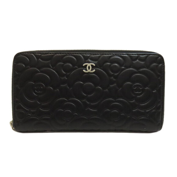 CHANEL Black Leather Wallet - Picture 1 of 11